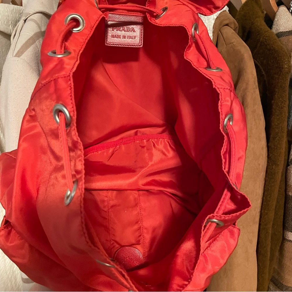 PRADA Red Backpack - Picture 10 of 13